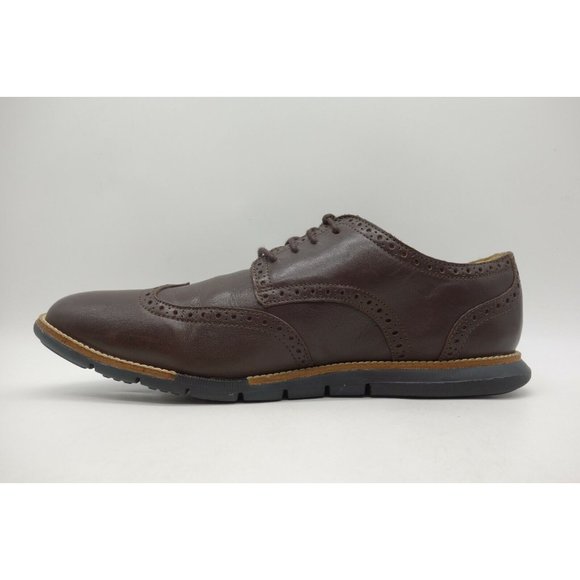 Cole Haan Grand OS Brown Leather Wingtip Lace Up Oxfords Shoes Men\'s 12 M main image 4